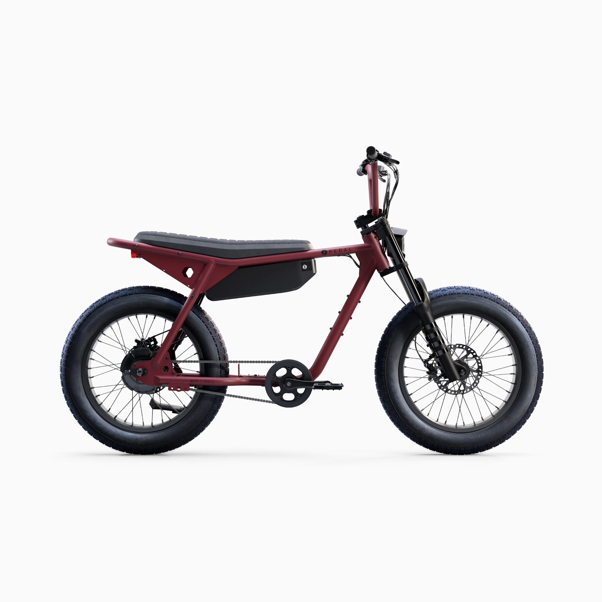 hotebike electric bicycle Pedal H/T Electric Bike | Red | Hardtail E-Bike | Long Range, Lightweight, Short-Rider Friendly | 40-60 Mile Range